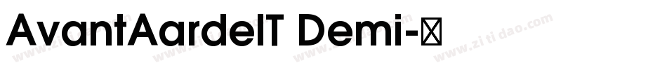 AvantAardelT Demi字体转换